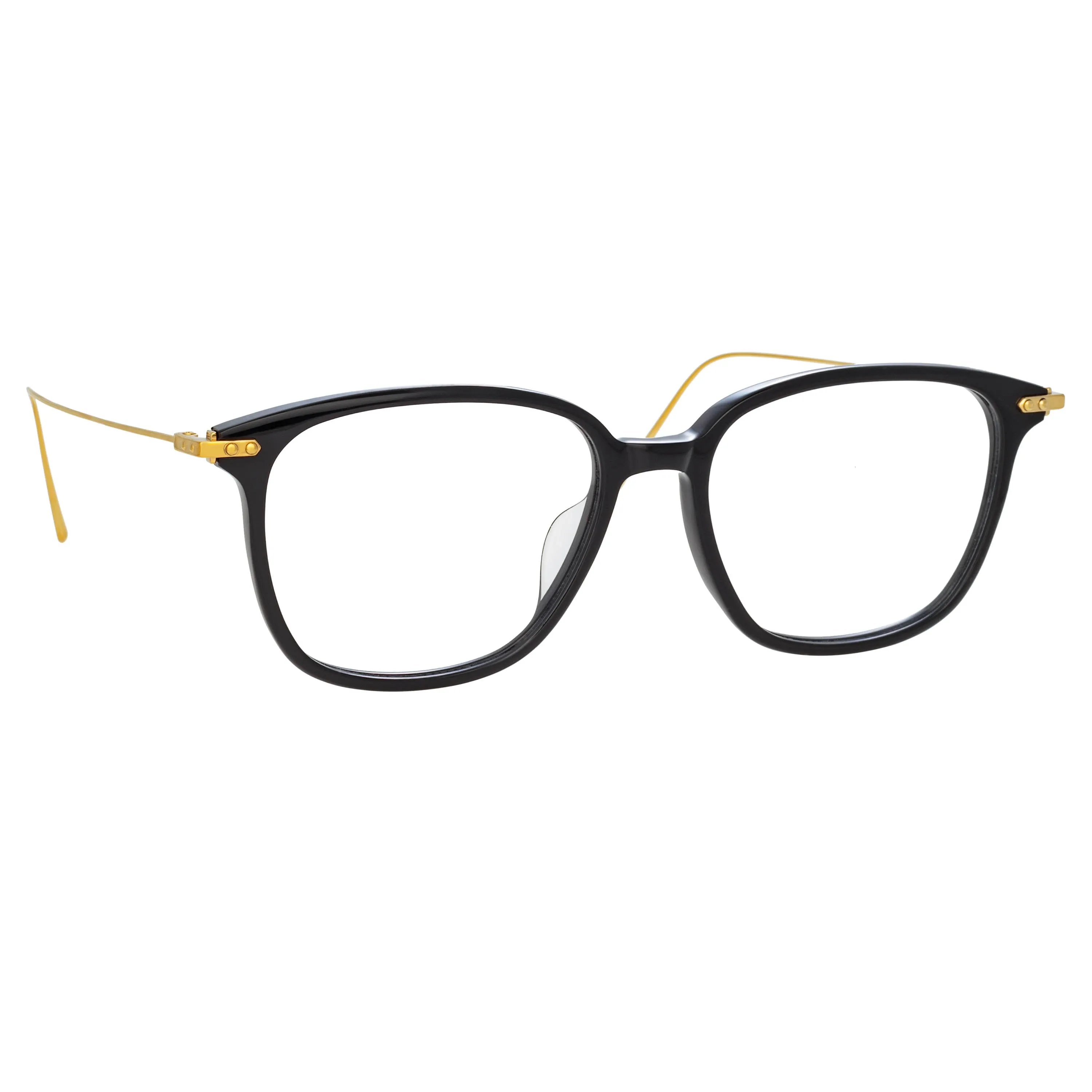 Coffey A Rectangular Optical Frame in Black sold by Linda Farrow product image thumbnail 3