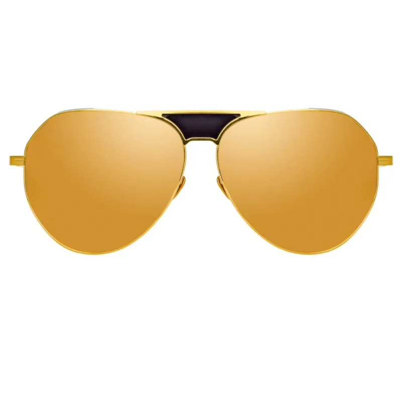 Linda Farrow Matheson C2 Aviator Sunglasses sold by Linda Farrow