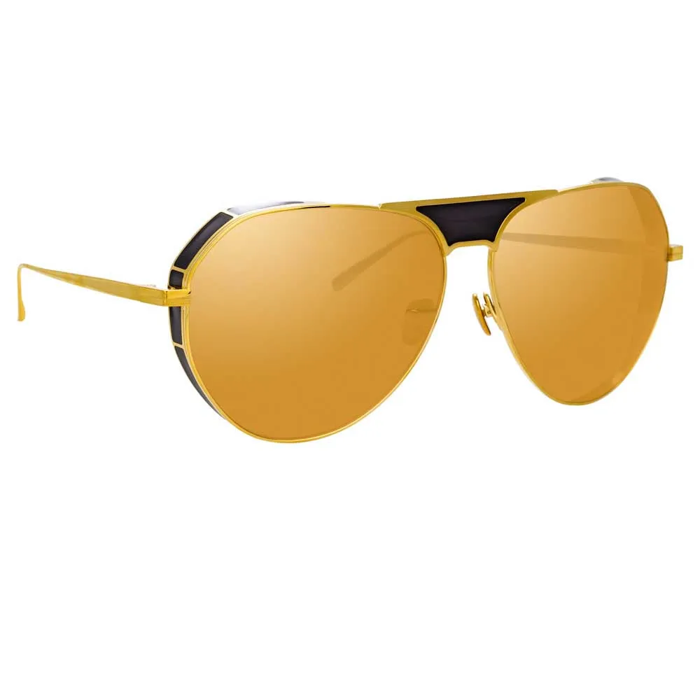 Linda Farrow Matheson C2 Aviator Sunglasses sold by Linda Farrow product image thumbnail 2