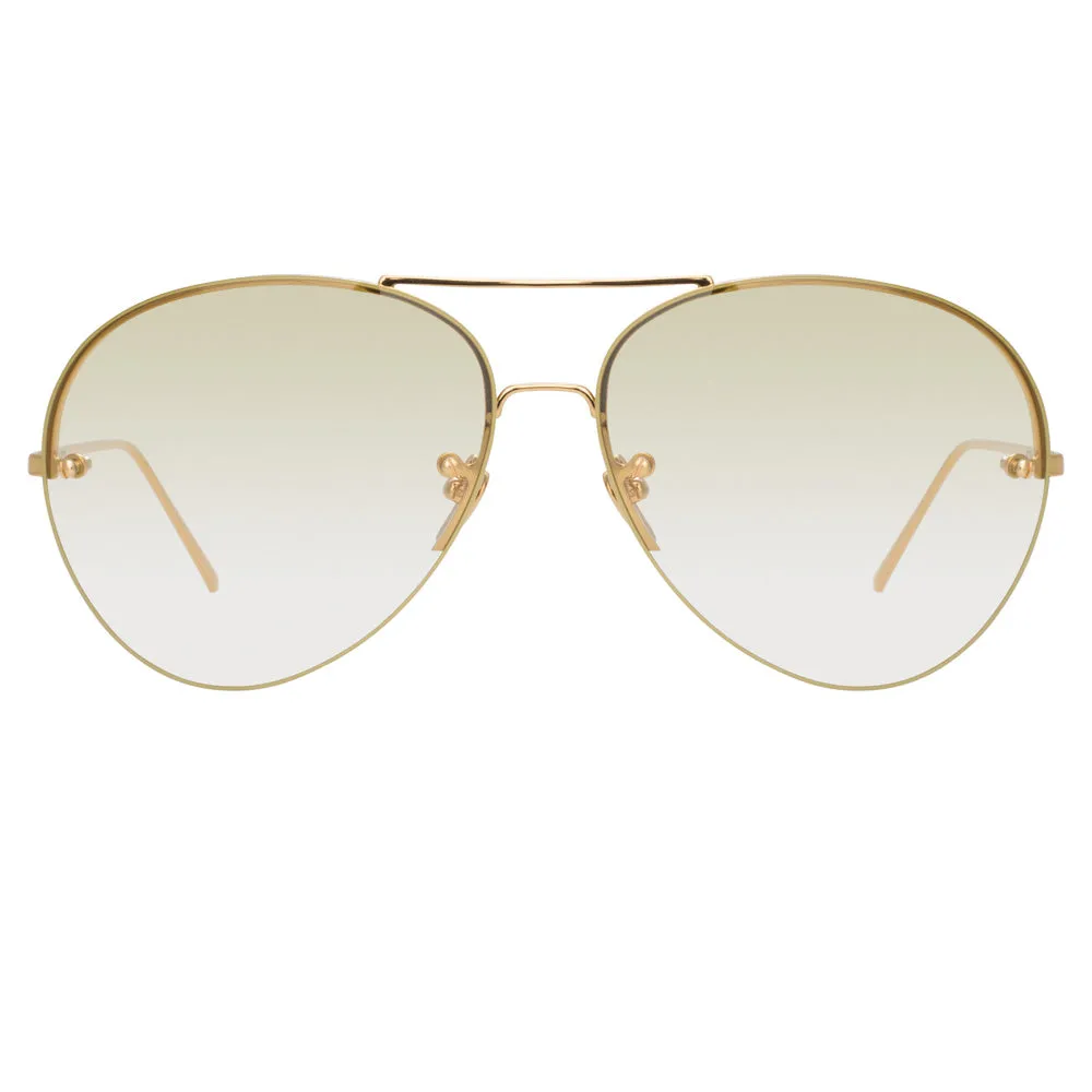Linda Farrow 574 C9 Aviator Sunglasses sold by Linda Farrow
