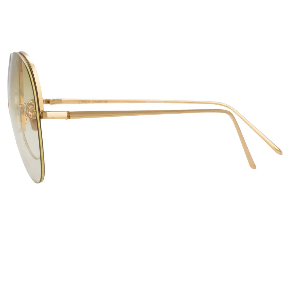 Linda Farrow 574 C9 Aviator Sunglasses sold by Linda Farrow product image thumbnail 3