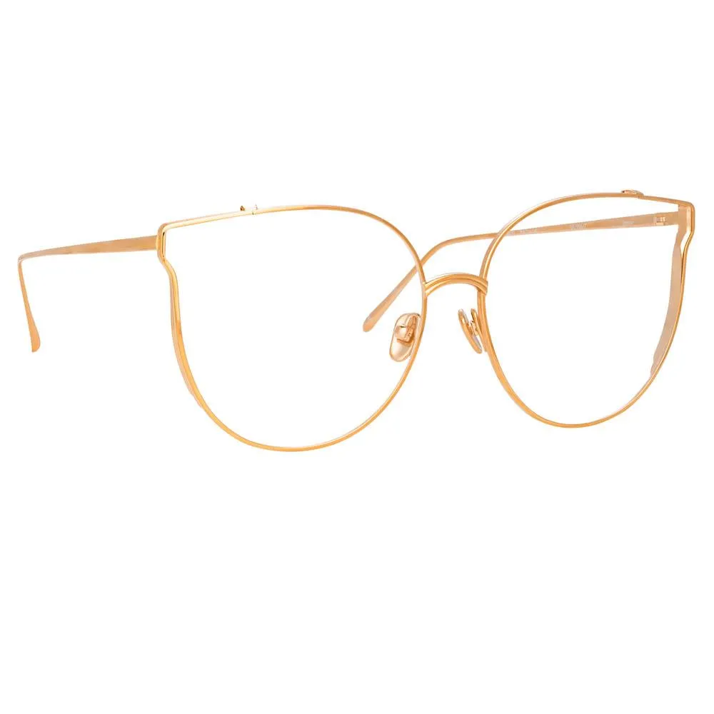 Joanna Oversized Optical Frame in Rose Gold sold by Linda Farrow product image thumbnail 3