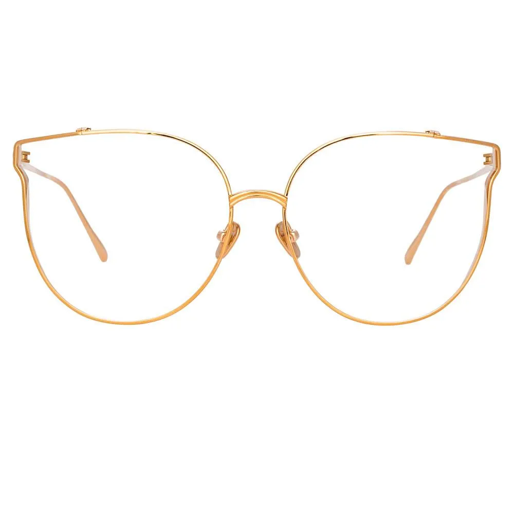 Joanna Oversized Optical Frame in Rose Gold sold by Linda Farrow product image thumbnail 2