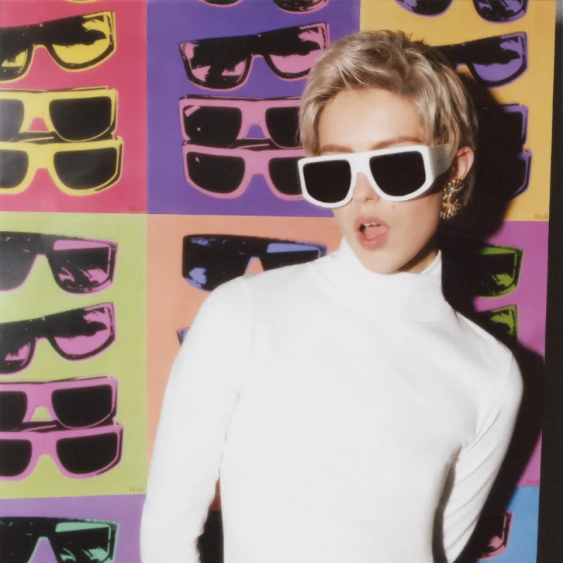 'IT Girl' Oversized Sunglasses in White | NUE STUDIO x LINDA FARROW sold by Linda Farrow