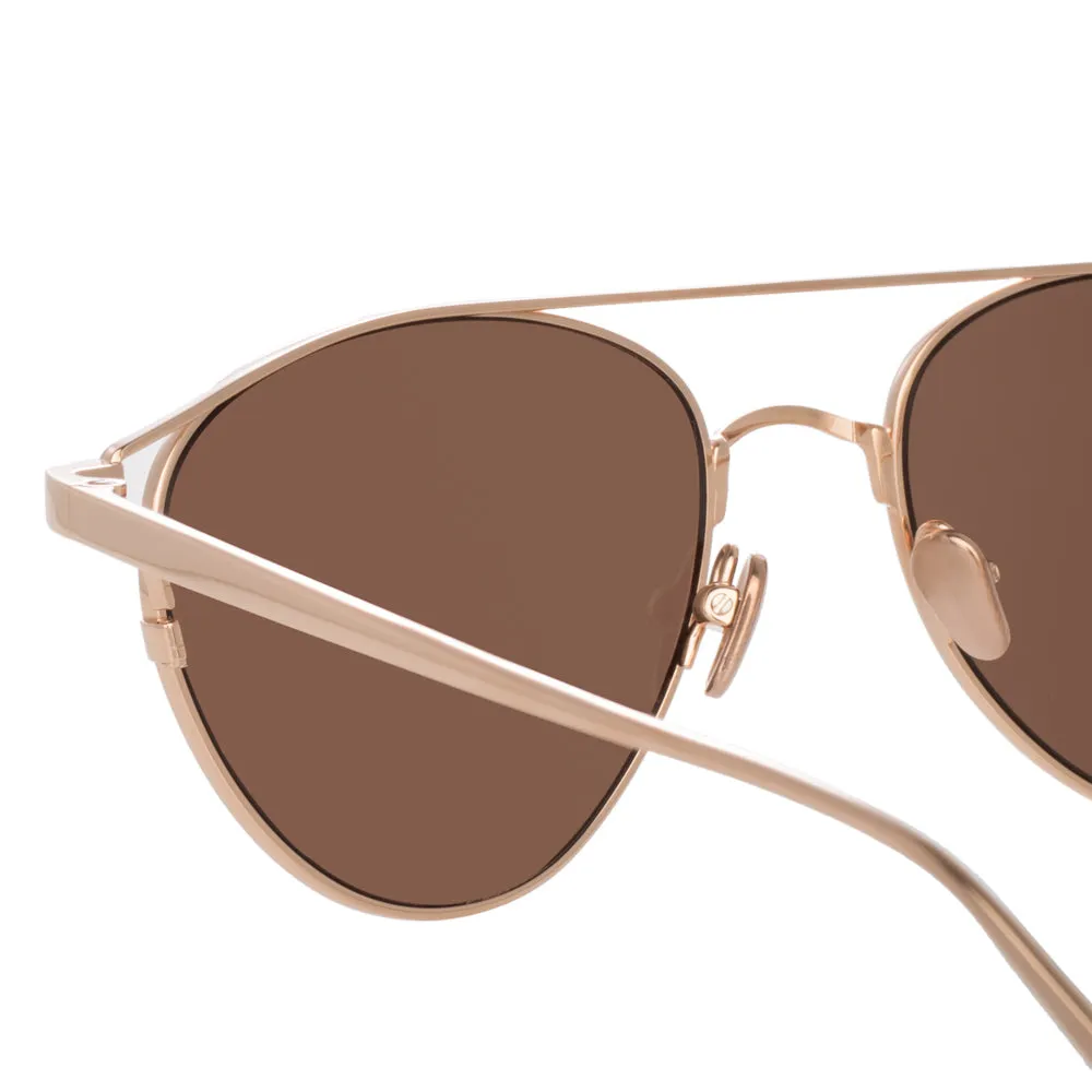 Linda Farrow Omar C3 Aviator Sunglasses sold by Linda Farrow product image thumbnail 4