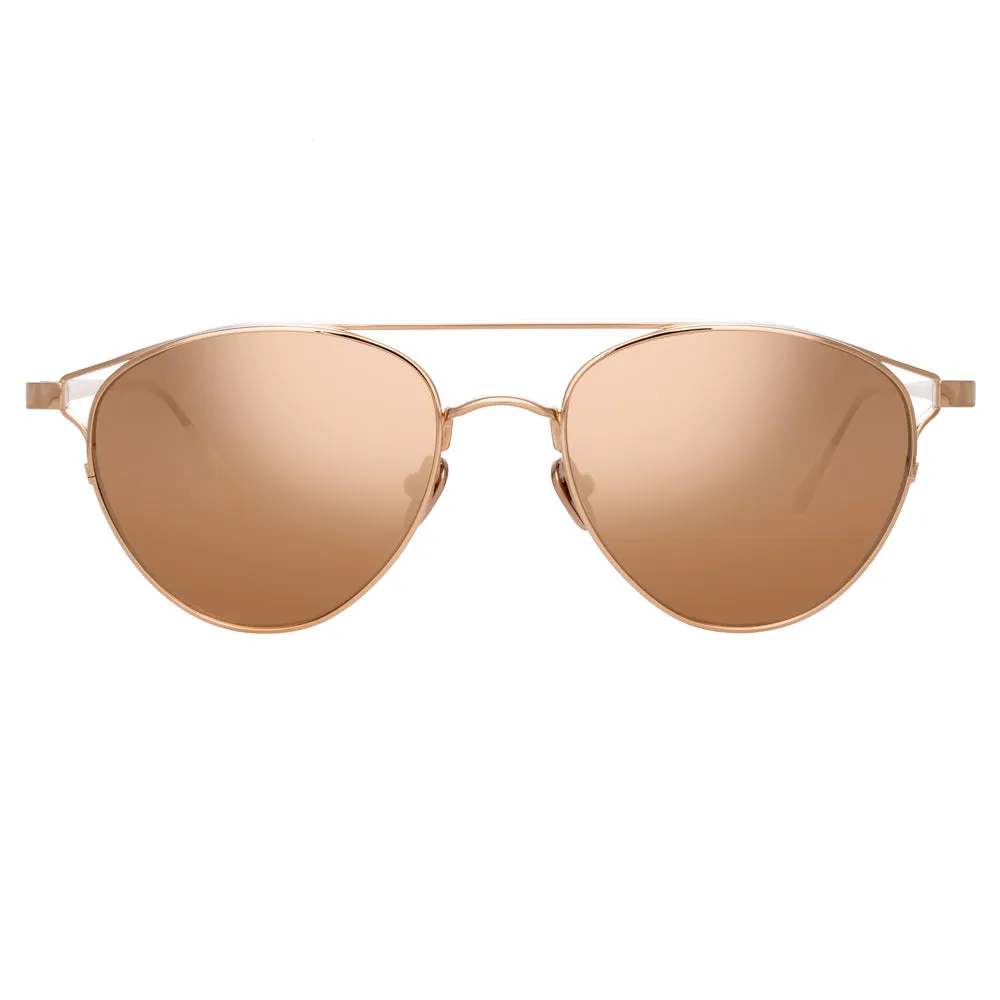 Linda Farrow Omar C3 Aviator Sunglasses sold by Linda Farrow