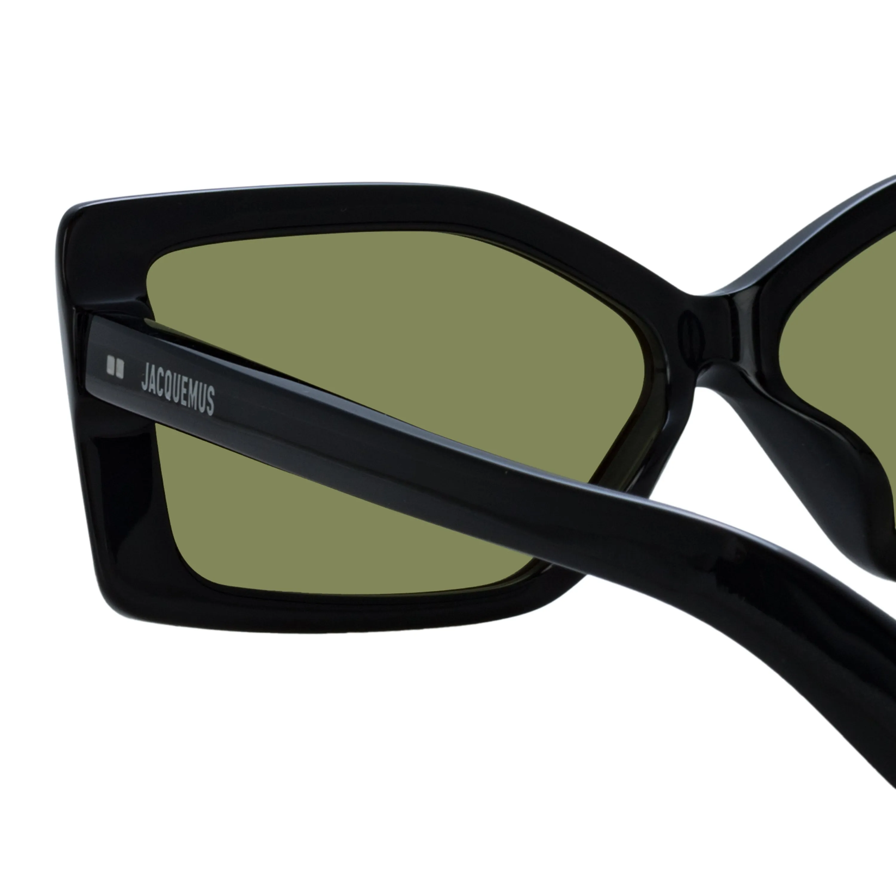 Spiaggia Angular Sunglasses in Black by Jacquemus sold by Linda Farrow product image thumbnail 5