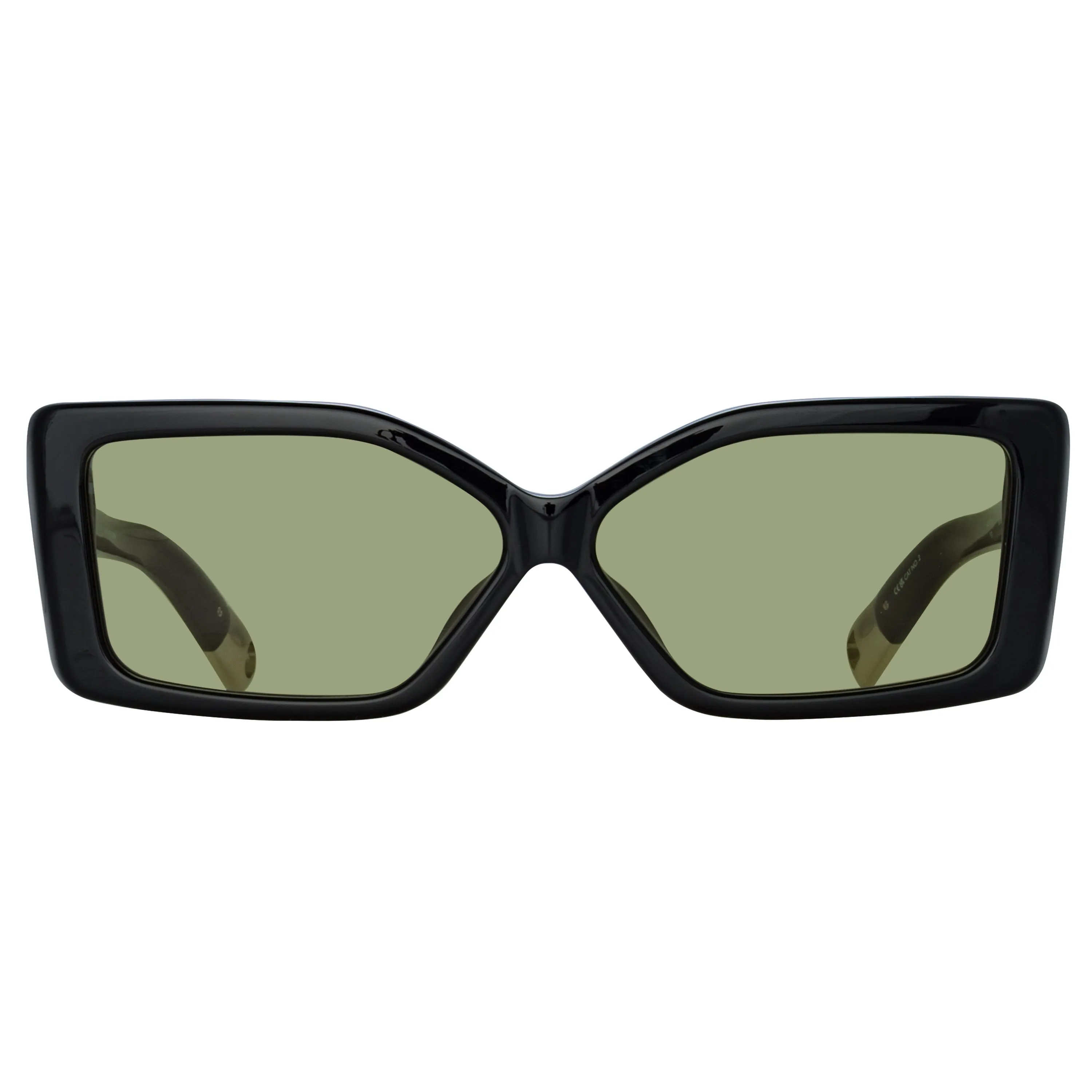 Spiaggia Angular Sunglasses in Black by Jacquemus sold by Linda Farrow product image thumbnail 2
