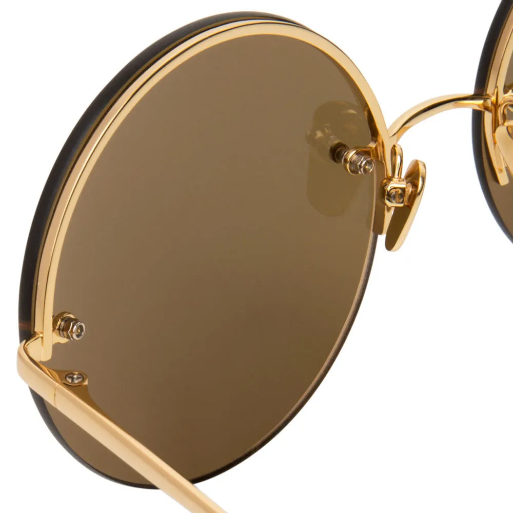 Linda Farrow 565 C1 Round Sunglasses sold by Linda Farrow product image thumbnail 4