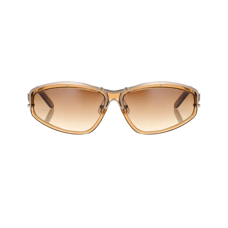Yohji Yamamoto 900 C3 Sunglasses in Black sold by Linda Farrow