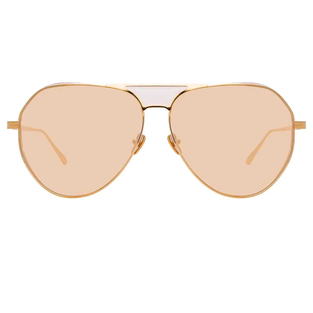 Linda Farrow Matheson C6 Aviator Sunglasses sold by Linda Farrow