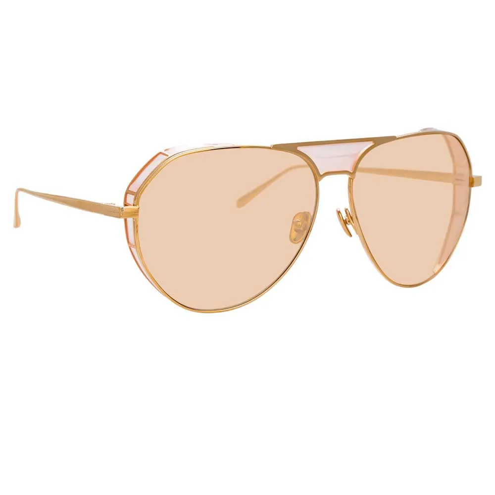 Linda Farrow Matheson C6 Aviator Sunglasses sold by Linda Farrow product image thumbnail 2
