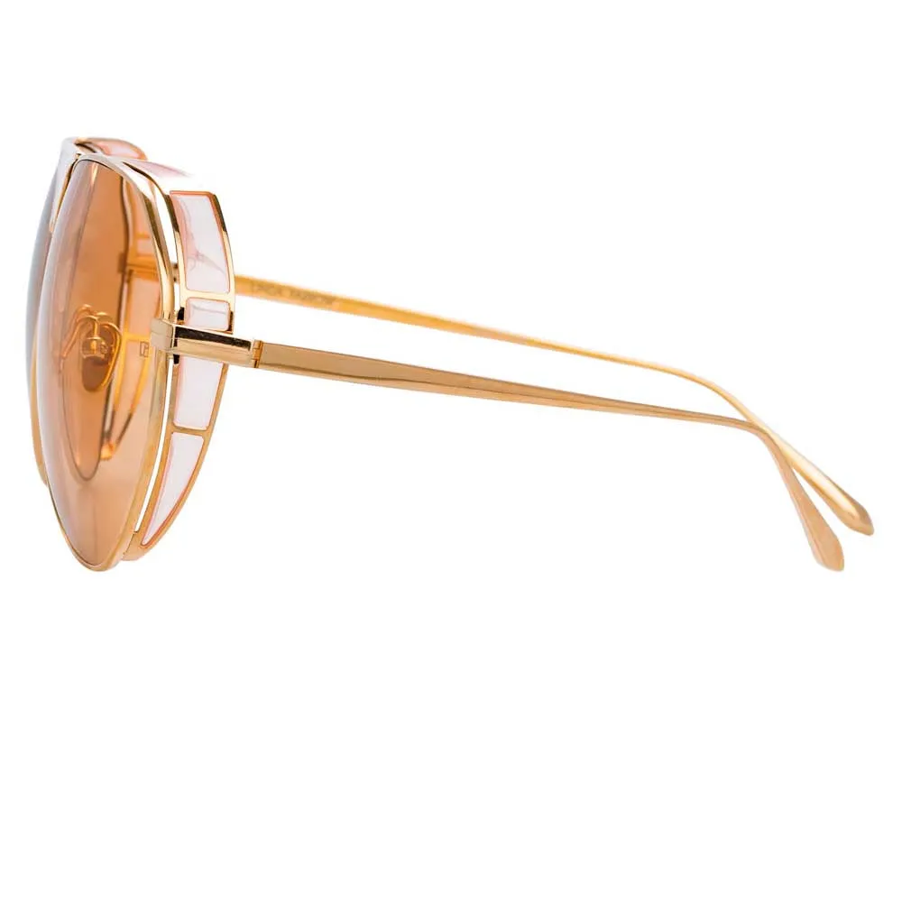 Linda Farrow Matheson C6 Aviator Sunglasses sold by Linda Farrow product image thumbnail 3