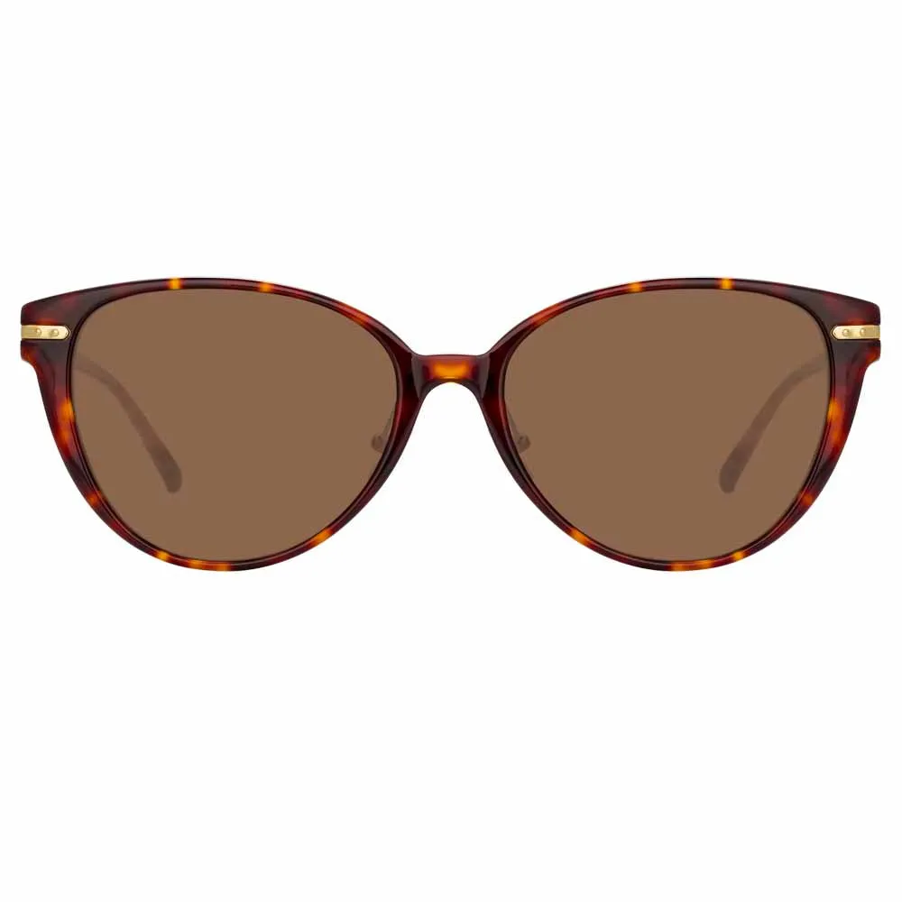 Linda Farrow Linear Arch C8 Cat Eye Sunglasses sold by Linda Farrow