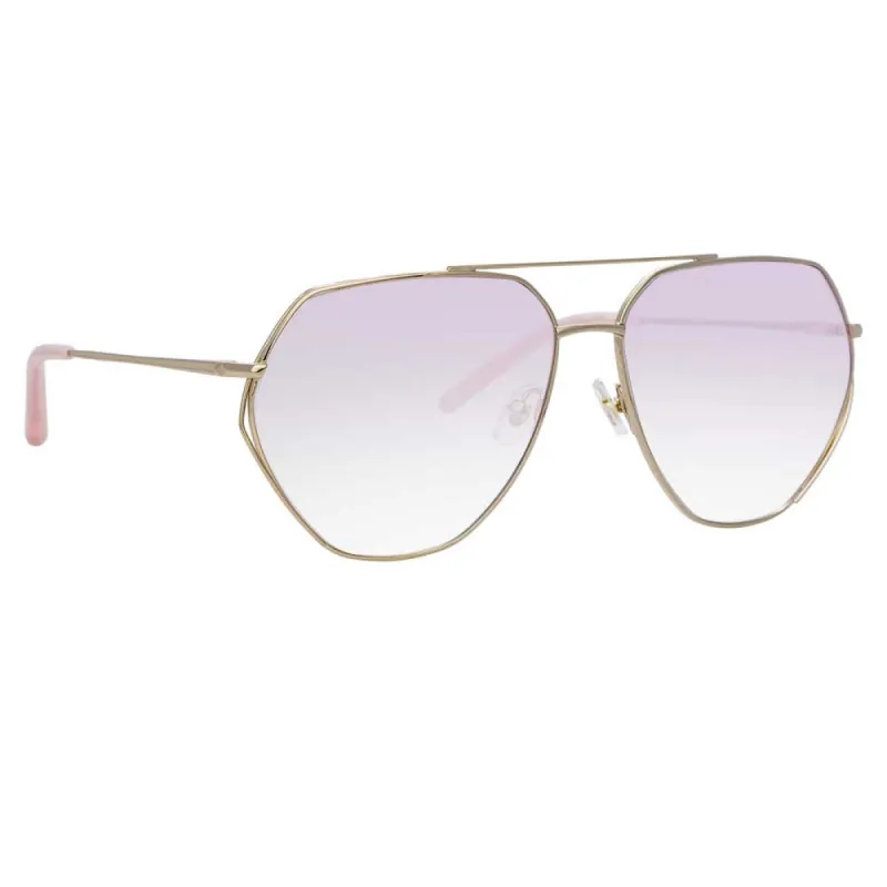 Matthew Williamson Lotus C5 Aviator Sunglasses sold by Linda Farrow