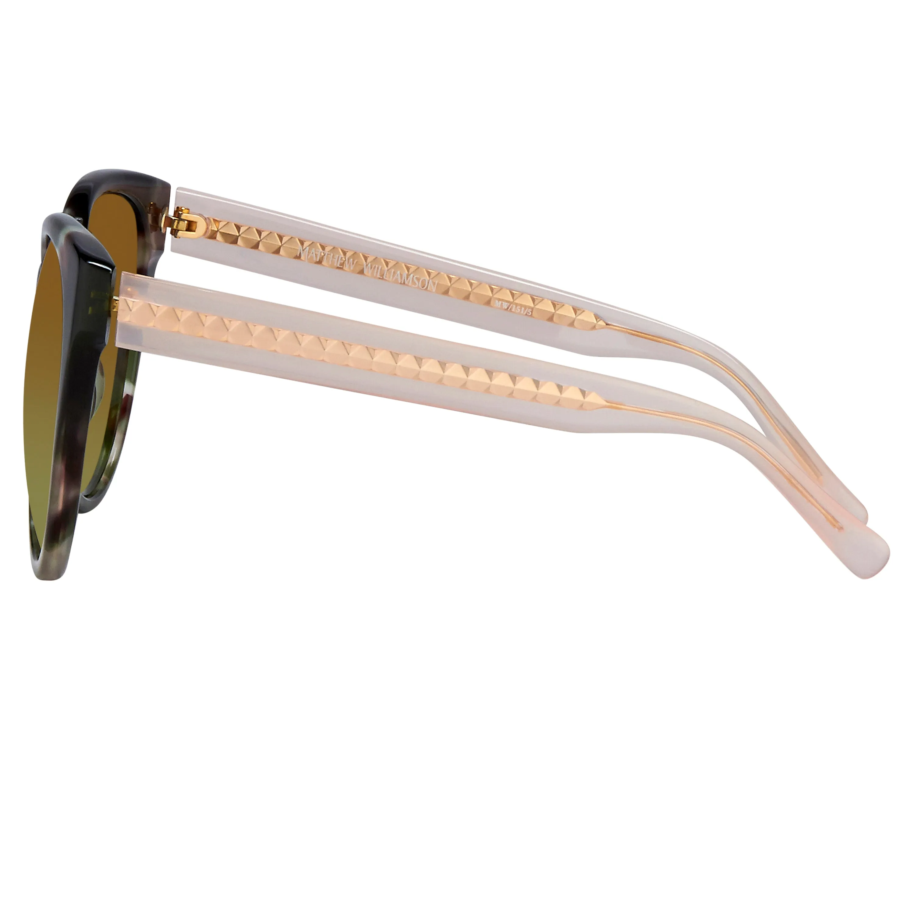 Matthew Williamson 151 C5 Oval Sunglasses sold by Linda Farrow product image thumbnail 3