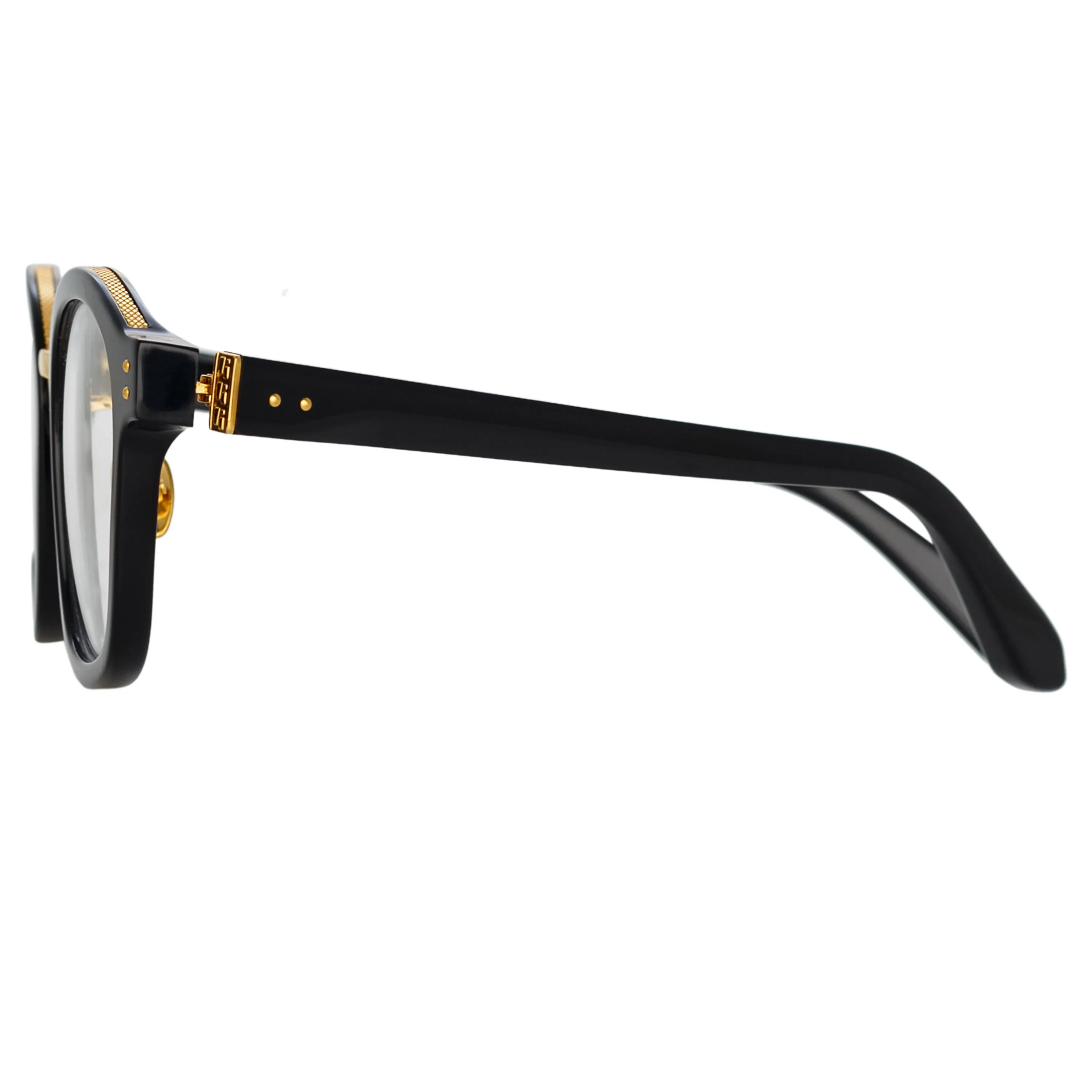 Hunter Optical D-Frame in Black (Men's) sold by Linda Farrow product image thumbnail 4