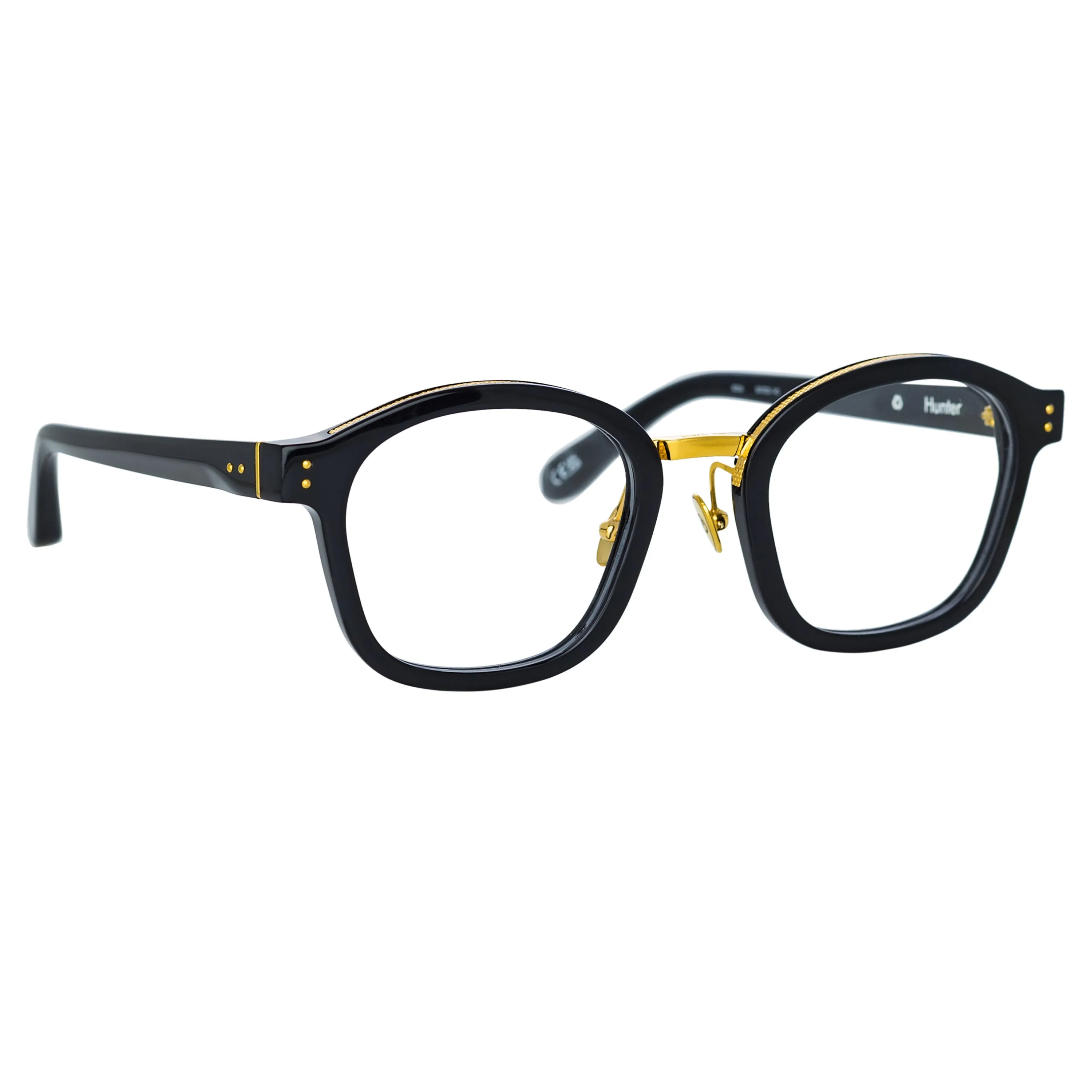 Hunter Optical D-Frame in Black (Men's) sold by Linda Farrow product image thumbnail 3