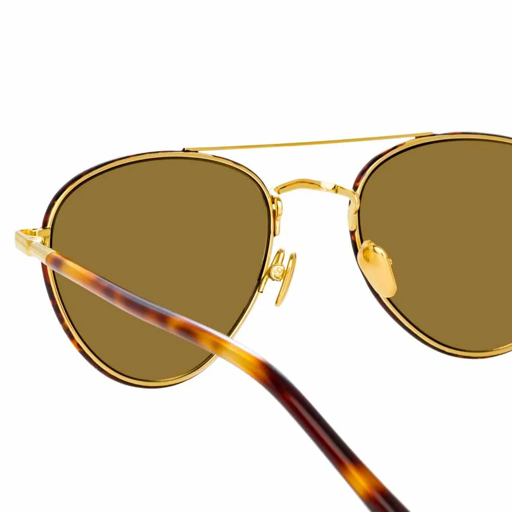 Linda Farrow Brodie C3 Aviator Sunglasses sold by Linda Farrow product image thumbnail 4