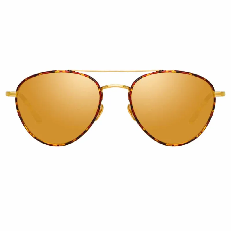 Linda Farrow Brodie C3 Aviator Sunglasses sold by Linda Farrow