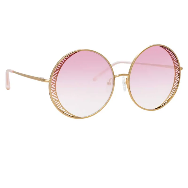 Matthew Williamson Blossom C4 Round Sunglasses sold by Linda Farrow