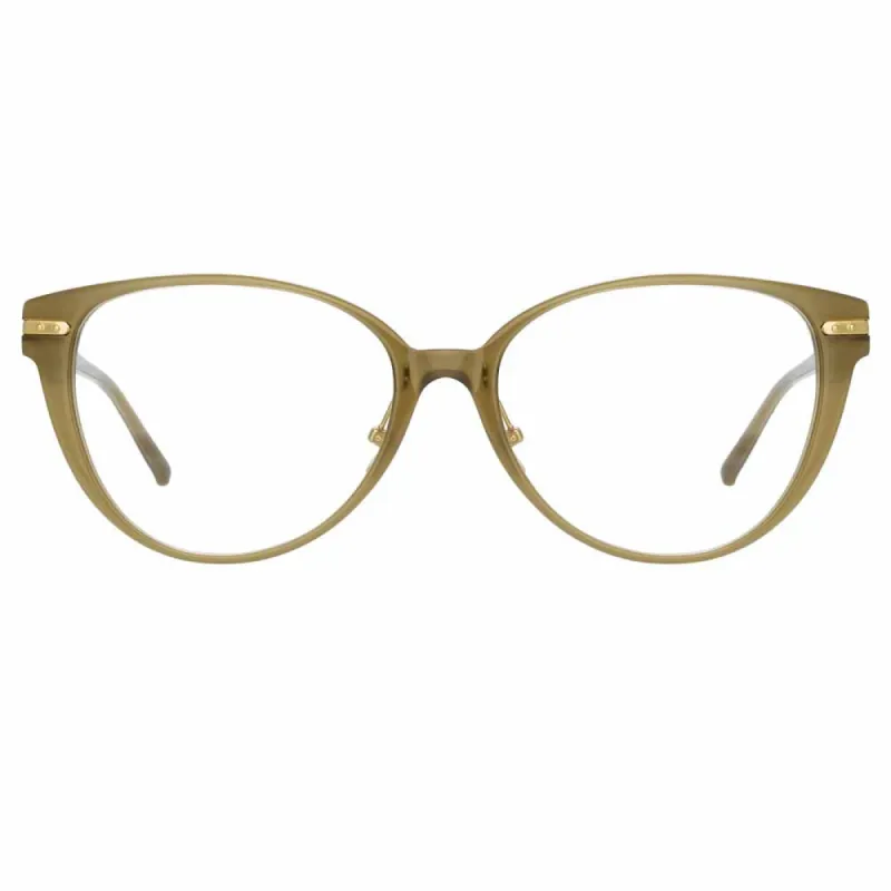 Linda Farrow Linear Arch C5 Cat Eye Optical Frame sold by Linda Farrow