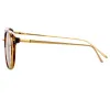 Linda Farrow Yanis C2 Rectangular Optical Frame sold by Linda Farrow