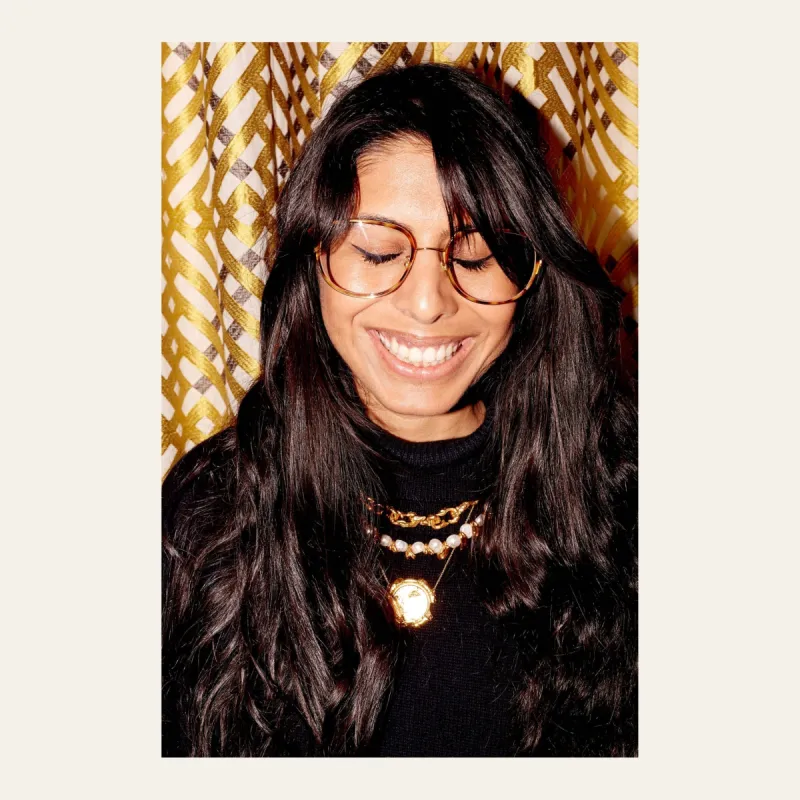 Linda Farrow Yanis C2 Rectangular Optical Frame sold by Linda Farrow