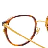 Linda Farrow Yanis C2 Rectangular Optical Frame sold by Linda Farrow