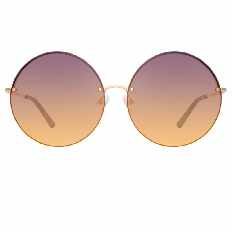Matthew Williamson Poppy C1 Round Sunglasses sold by Linda Farrow