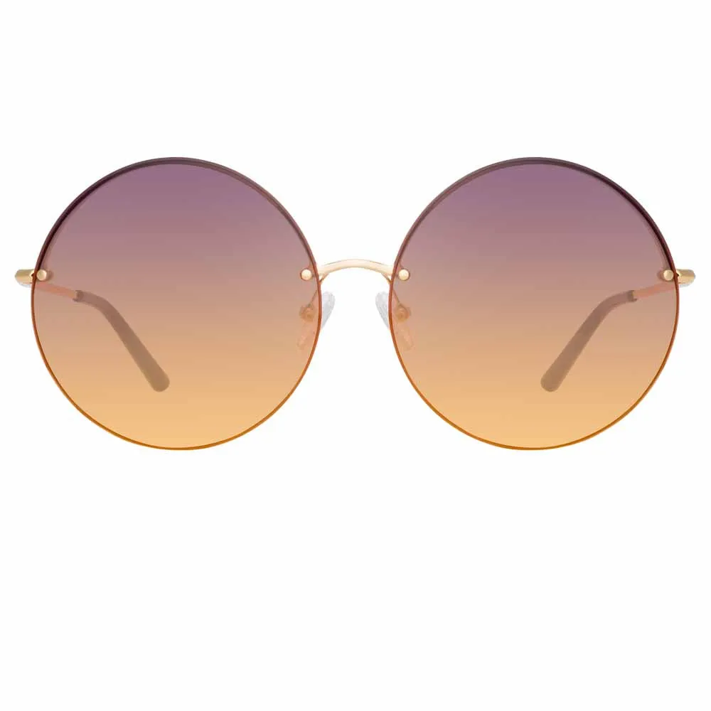 Matthew Williamson Poppy C1 Round Sunglasses sold by Linda Farrow