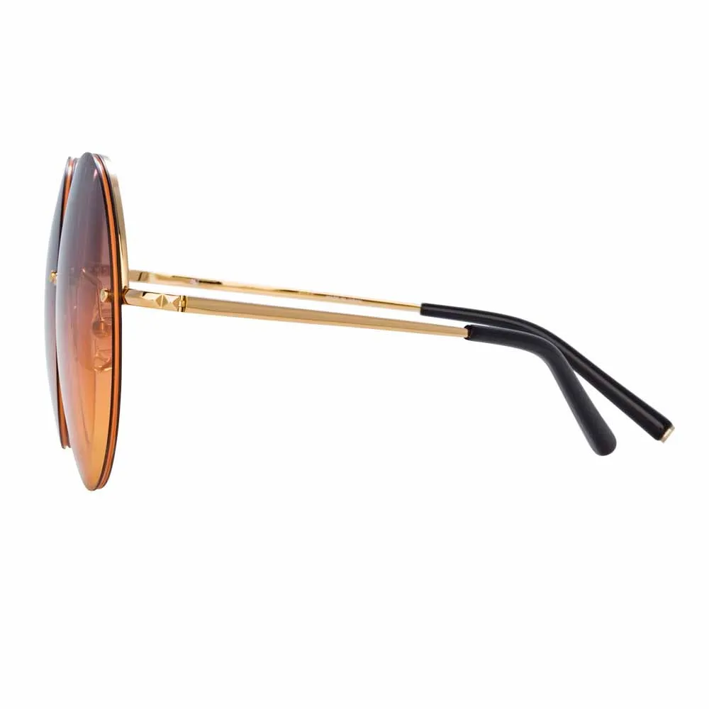 Matthew Williamson Poppy C1 Round Sunglasses sold by Linda Farrow product image thumbnail 3