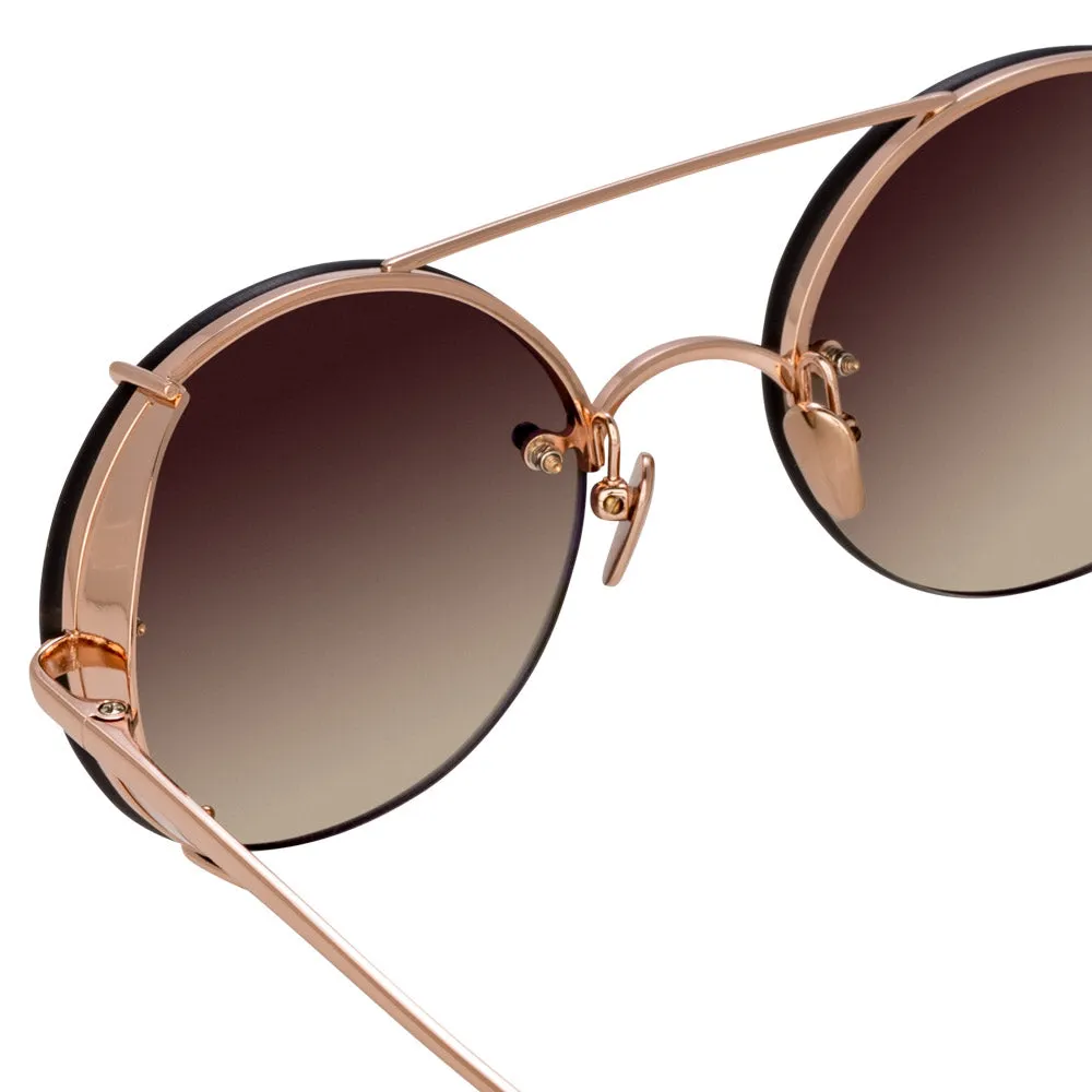 Linda Farrow 730 C7 Oval Sunglasses sold by Linda Farrow product image thumbnail 4