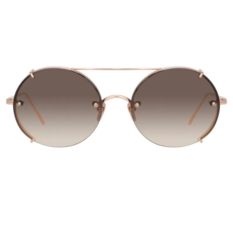 Linda Farrow 730 C7 Oval Sunglasses sold by Linda Farrow
