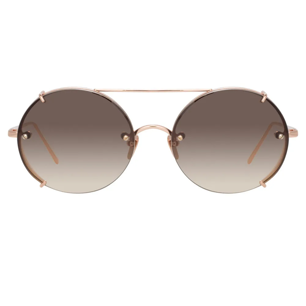 Linda Farrow 730 C7 Oval Sunglasses sold by Linda Farrow