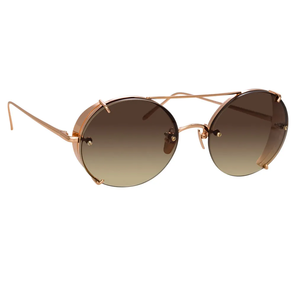 Linda Farrow 730 C7 Oval Sunglasses sold by Linda Farrow product image thumbnail 2