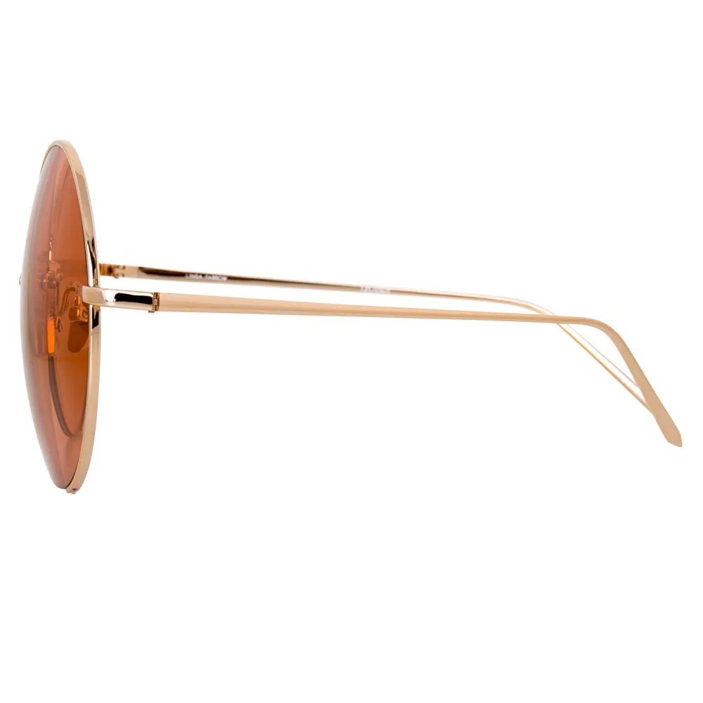 Linda Farrow 626 C5 Round Sunglasses sold by Linda Farrow product image thumbnail 3