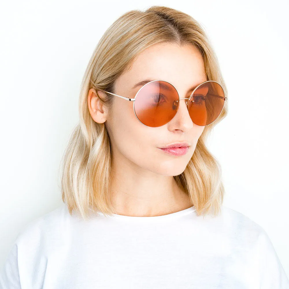 Linda Farrow 626 C5 Round Sunglasses sold by Linda Farrow product image thumbnail 5