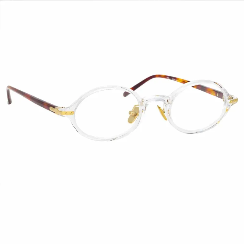 Linda Farrow Linear Eaves A C3 Oval Optical Frame sold by Linda Farrow