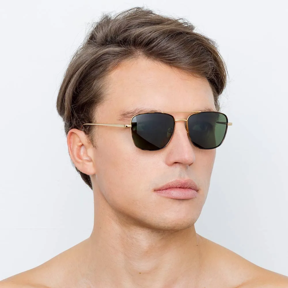 Linda Farrow Curtis C4 Rectangular Sunglasses sold by Linda Farrow product image thumbnail 5