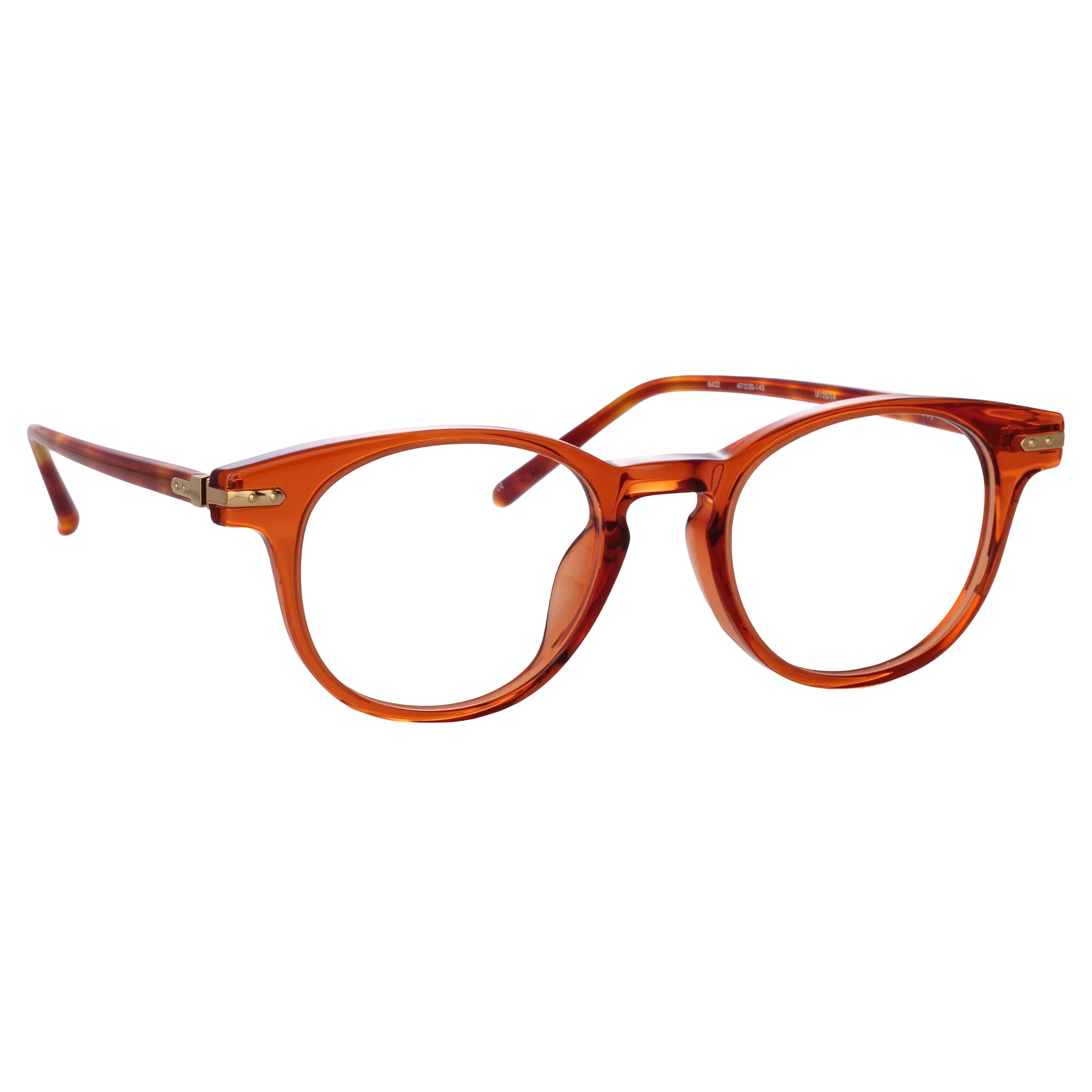 Bay Optical D-Frame in Amber sold by Linda Farrow product image thumbnail 4
