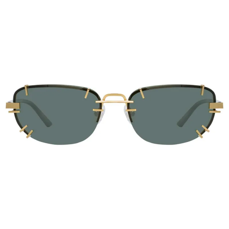 Y/Project 2 C2 Aviator Sunglasses sold by Linda Farrow
