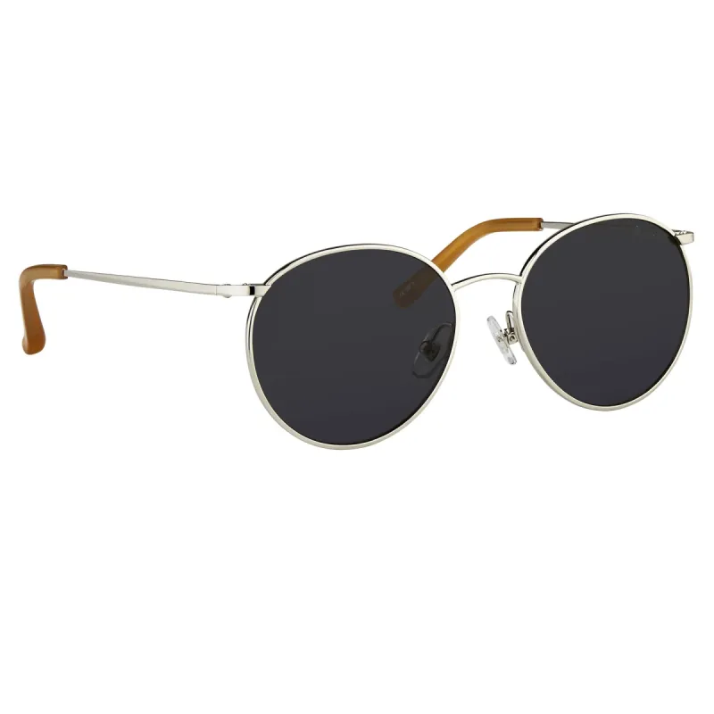 Dries van Noten 96 C1 Oval Sunglasses sold by Linda Farrow