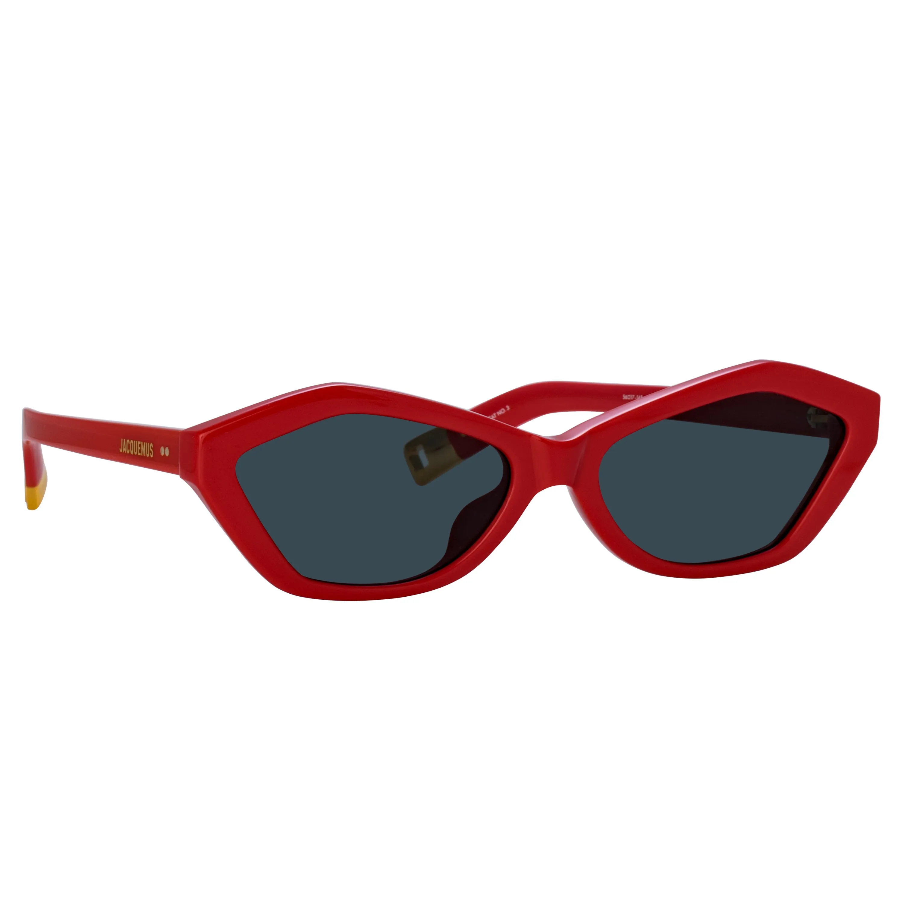 Bambino Angular Sunglasses in Red by Jacquemus sold by Linda Farrow product image thumbnail 3