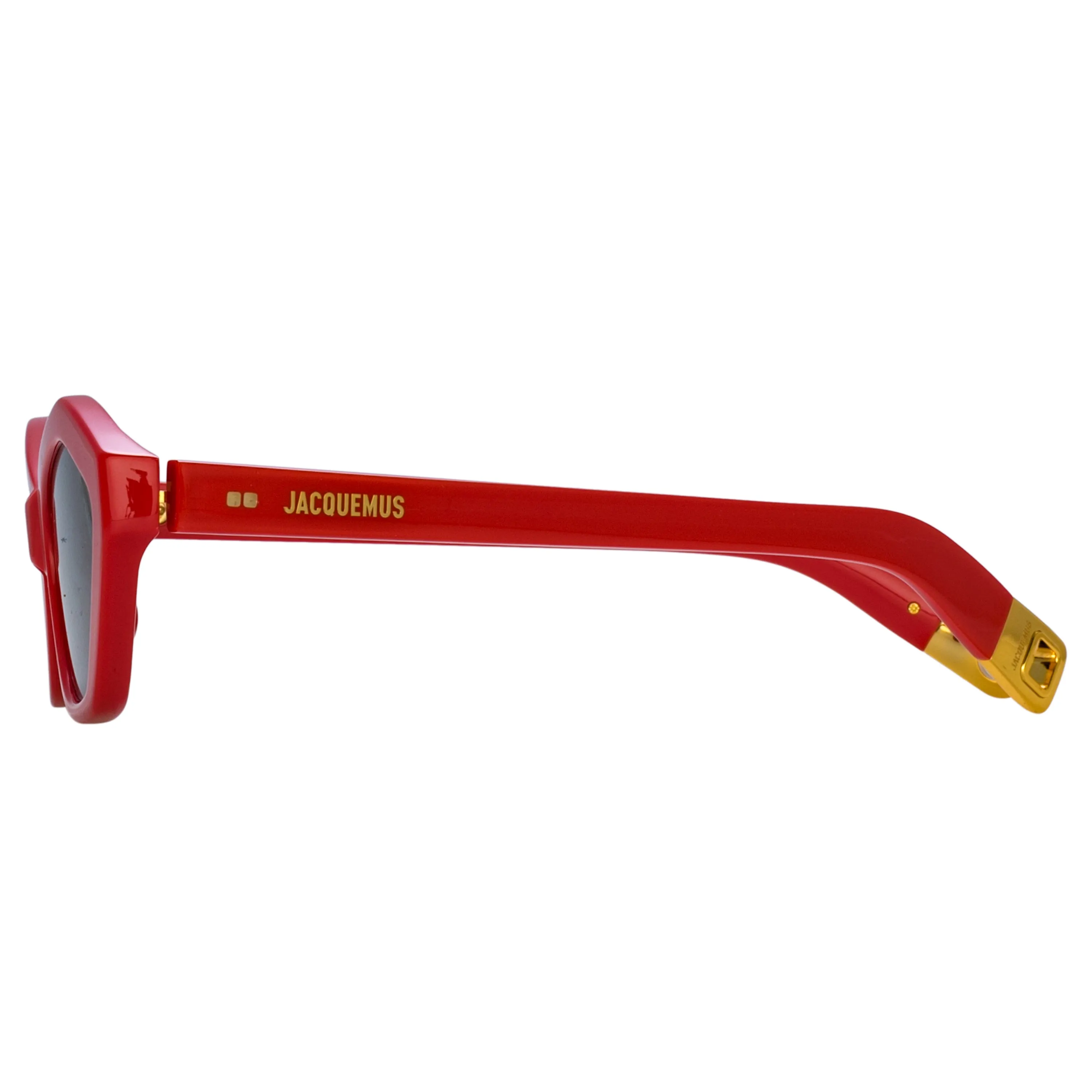 Bambino Angular Sunglasses in Red by Jacquemus sold by Linda Farrow product image thumbnail 4