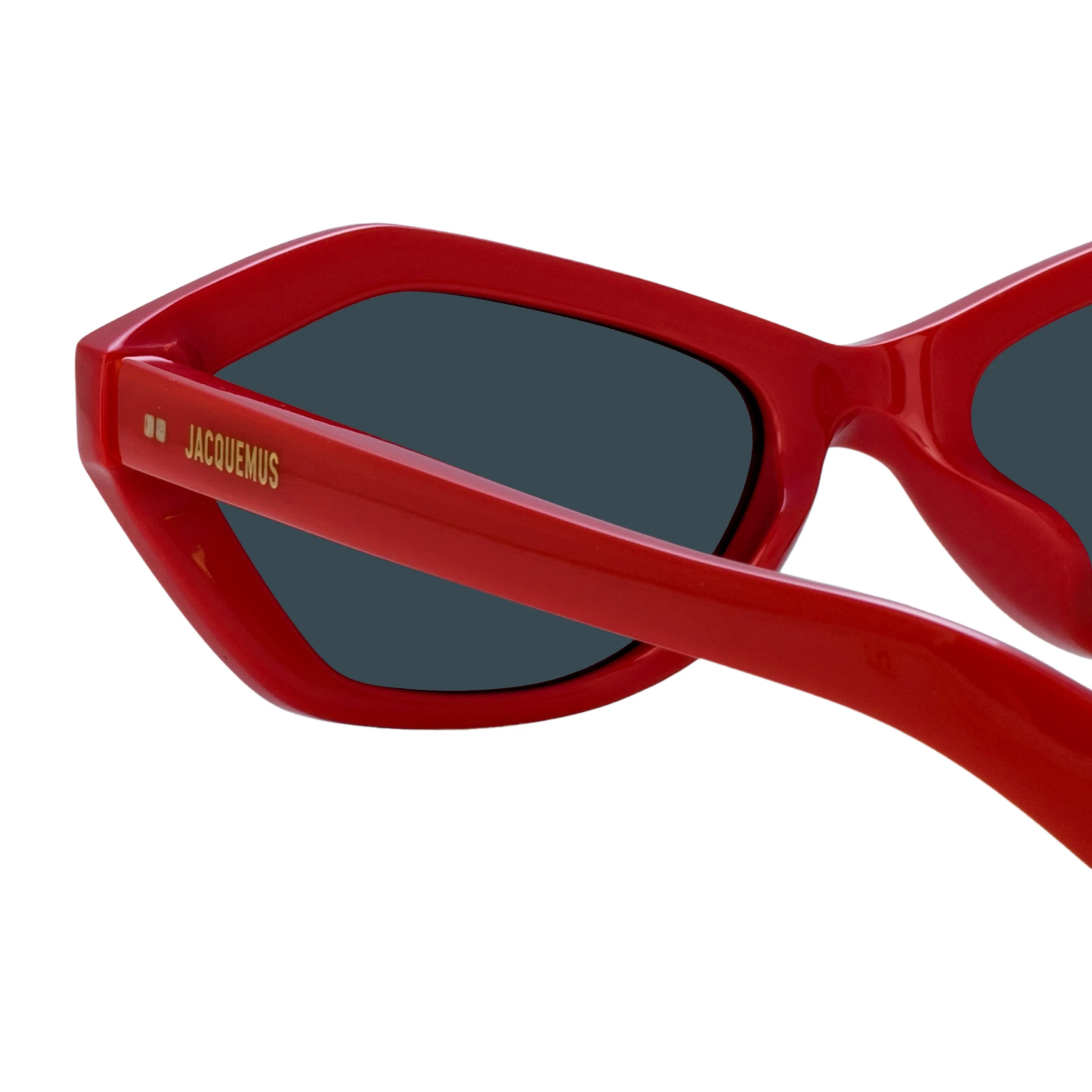 Bambino Angular Sunglasses in Red by Jacquemus sold by Linda Farrow product image thumbnail 5