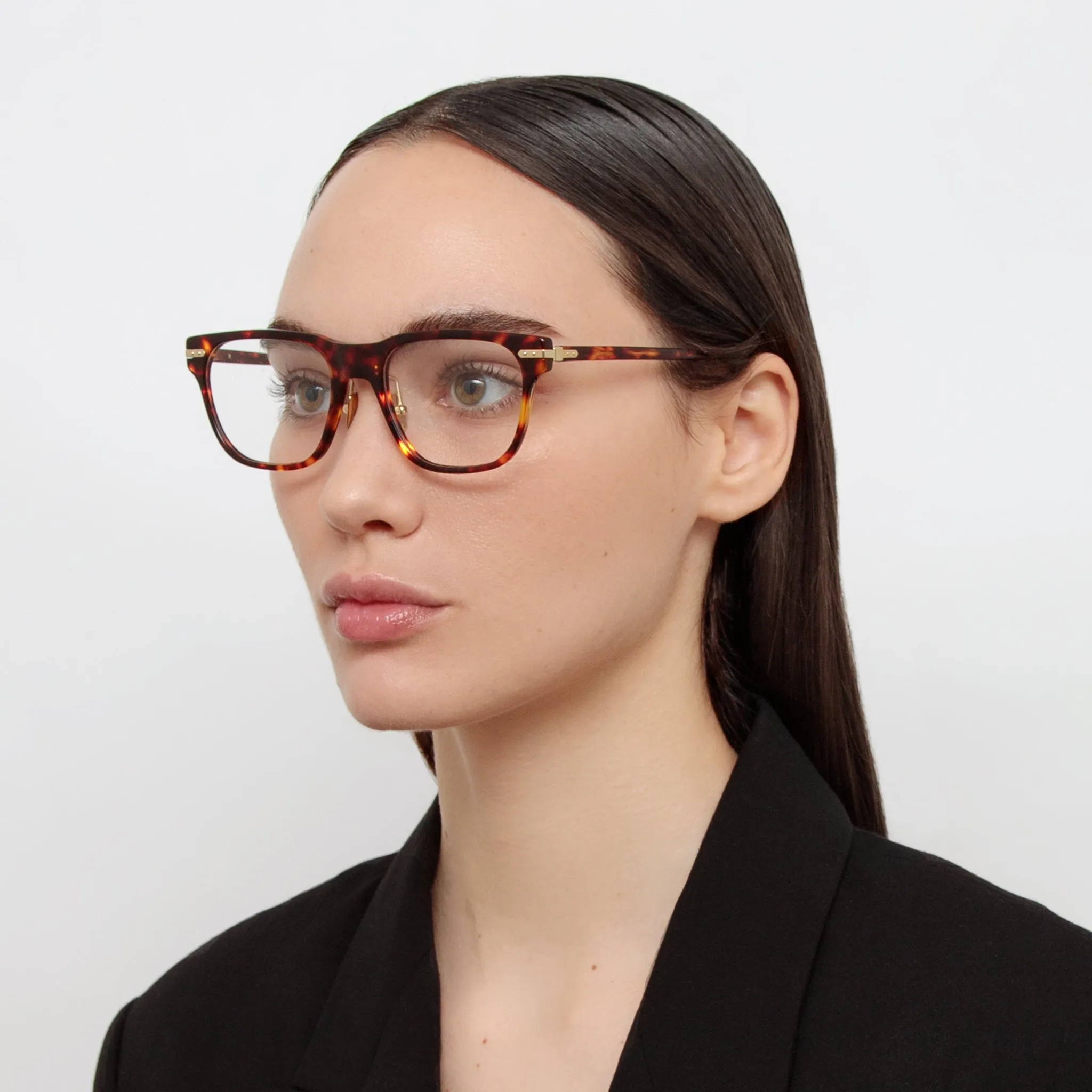 Cove Optical D-Frame in Tortoiseshell (Asian Fit) sold by Linda Farrow
