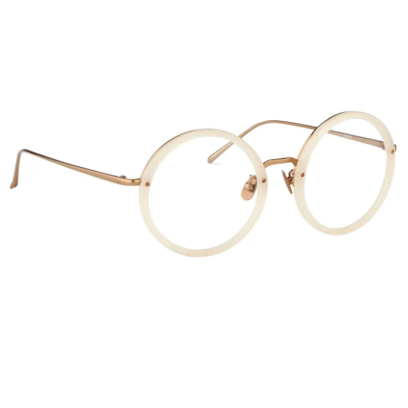 Linda Farrow Tracy C35 Round Optical Frame sold by Linda Farrow