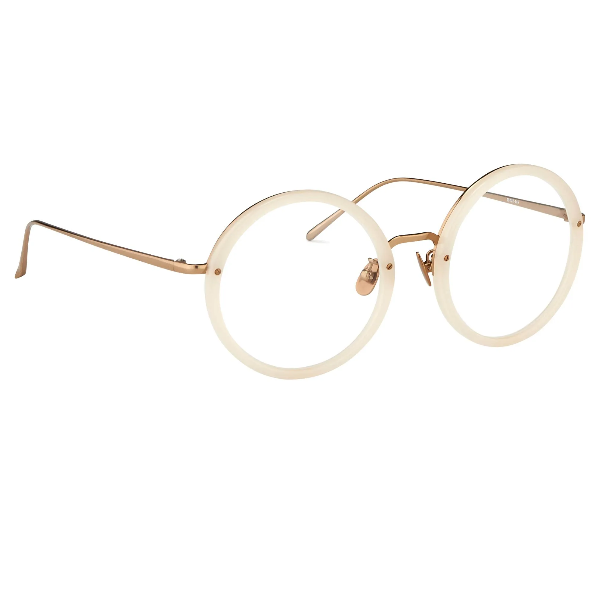 Linda Farrow Tracy C35 Round Optical Frame sold by Linda Farrow