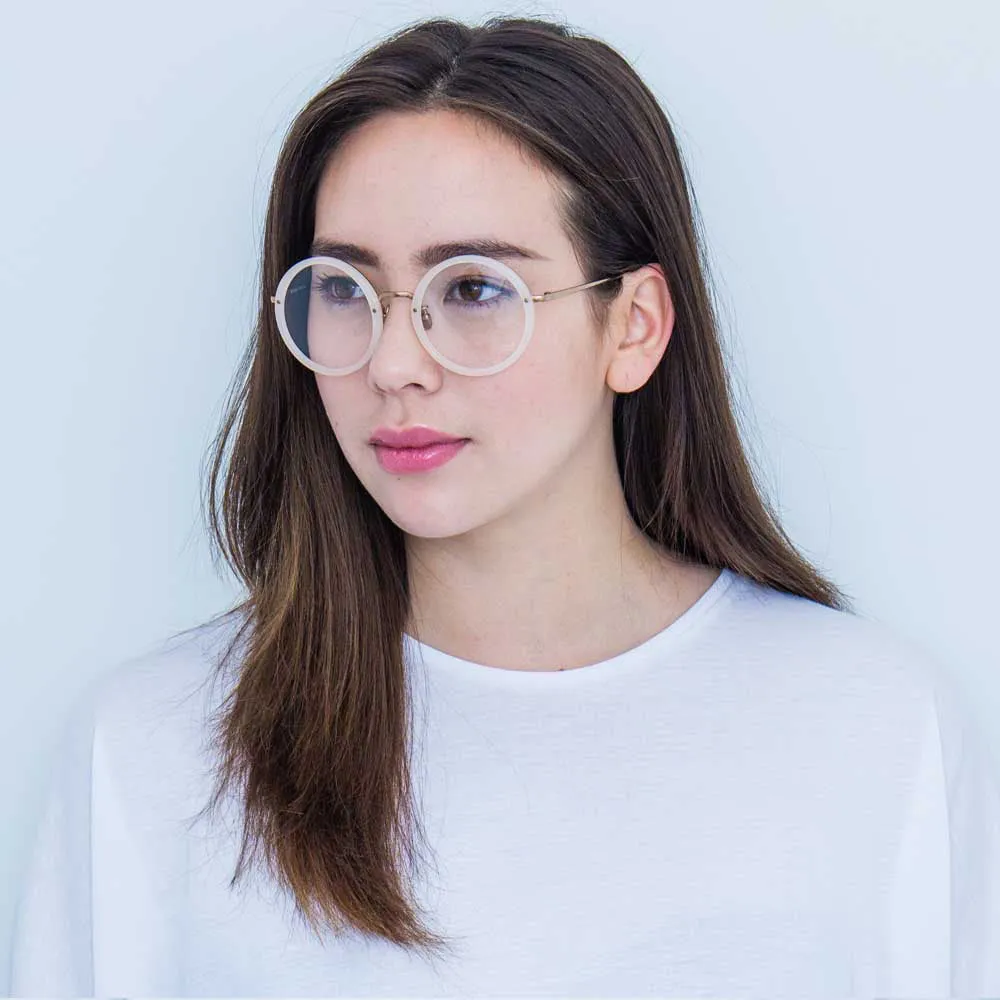 Linda Farrow Tracy C35 Round Optical Frame sold by Linda Farrow product image thumbnail 5